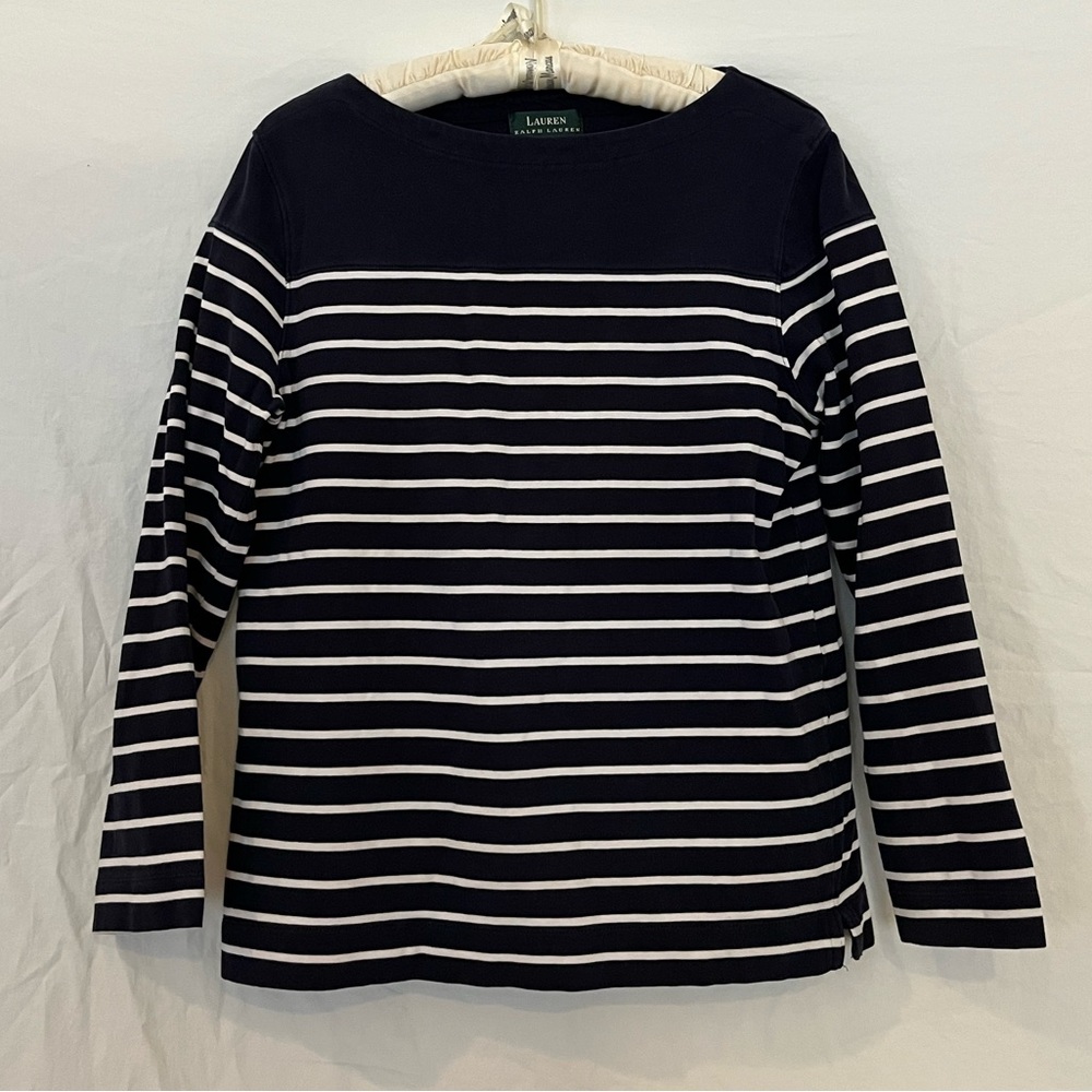 Lauren Striped Navy Shirt